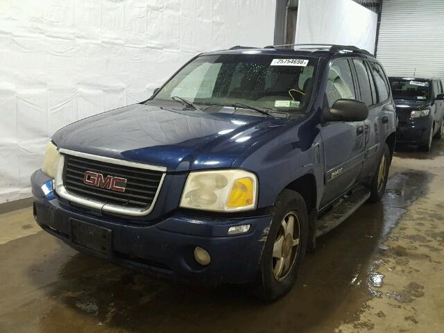 1GKDT13S222511197 - 2002 GMC ENVOY BLUE photo 2