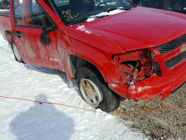 1GCDT146658203495 - 2005 CHEVROLET COLORADO RED photo 9