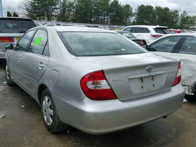 4T1BE32K54U931825 - 2004 TOYOTA CAMRY LE SILVER photo 3