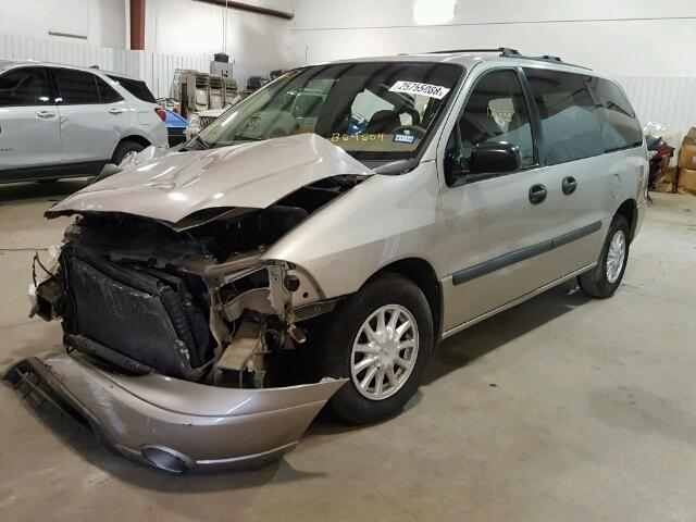 2FMZA51452BB64604 - 2002 FORD WINDSTAR L TAN photo 2