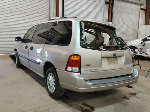 2FMZA51452BB64604 - 2002 FORD WINDSTAR L TAN photo 3