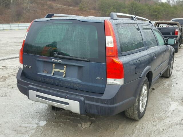 YV4SZ592071262330 - 2007 VOLVO XC70 BLUE photo 4