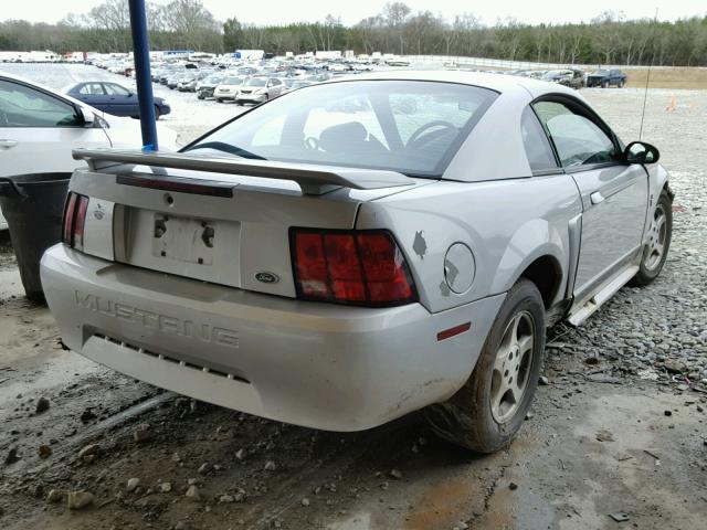 1FAFP40402F191179 - 2002 FORD MUSTANG GRAY photo 4