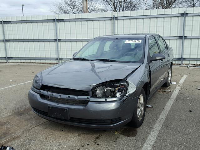 1G1ZT54874F122037 - 2004 CHEVROLET MALIBU LS CHARCOAL photo 2