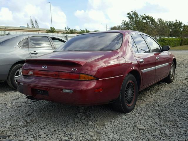 JNKAY21D3RM110278 - 1994 INFINITI J30 RED photo 3