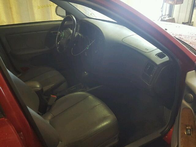 KMHDN56DX4U129979 - 2004 HYUNDAI ELANTRA GL RED photo 5