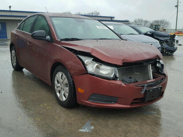 1G1PC5SH8C7207374 - 2012 CHEVROLET CRUZE LS MAROON photo 1