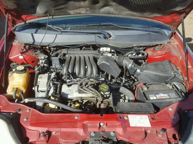 1MEFM50U73A623806 - 2003 MERCURY SABLE GS RED photo 7