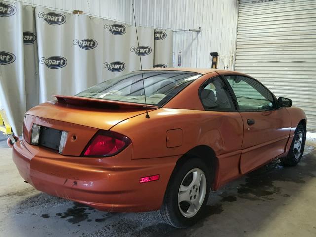 1G2JB12FX47280548 - 2004 PONTIAC SUNFIRE ORANGE photo 4