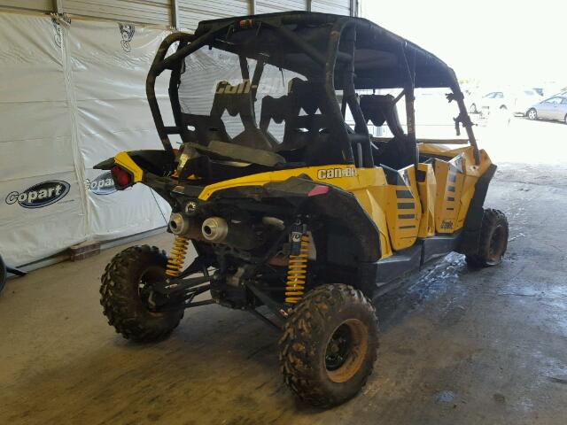 3JBPMCP14EJ000319 - 2014 CAN-AM MAVERICK M YELLOW photo 4