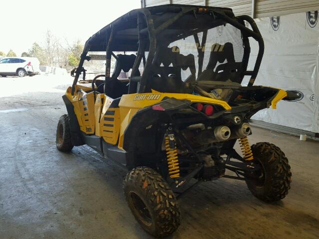 3JBPMCP14EJ000319 - 2014 CAN-AM MAVERICK M YELLOW photo 9