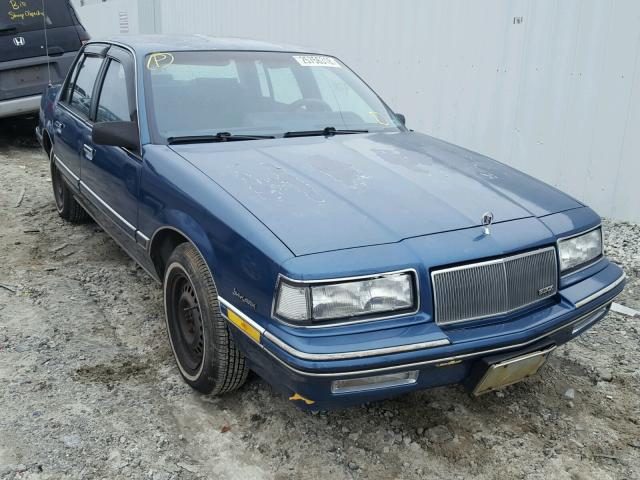 1G4NV54UXMM273569 - 1991 BUICK SKYLARK BLUE photo 1