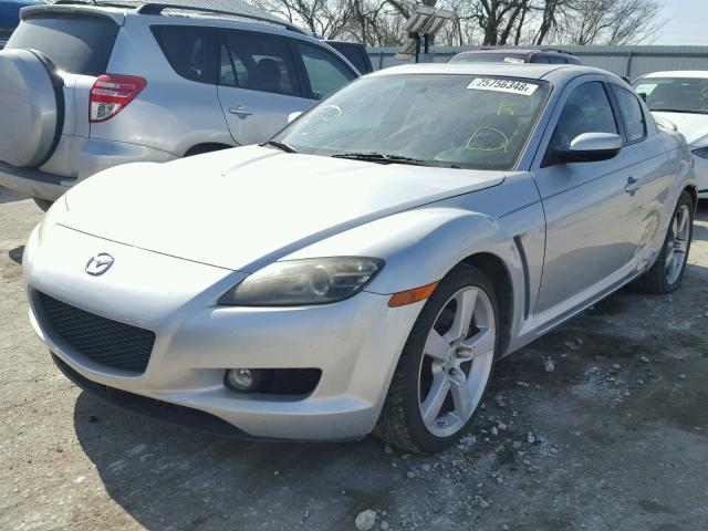 JM1FE17N240132699 - 2004 MAZDA RX8 SILVER photo 2