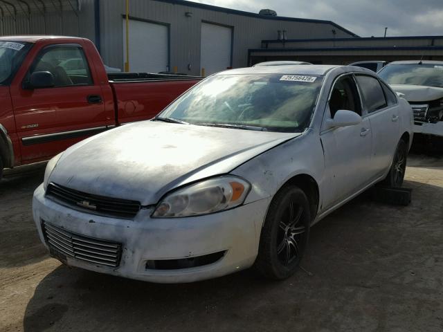 2G1WT58KX79177491 - 2007 CHEVROLET IMPALA LT WHITE photo 2