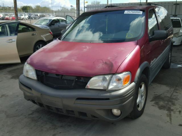 1GMDX03E24D171878 - 2004 PONTIAC MONTANA RED photo 2