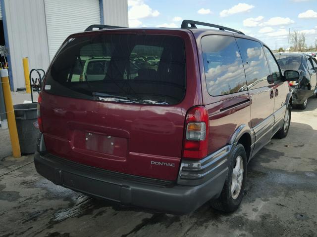 1GMDX03E24D171878 - 2004 PONTIAC MONTANA RED photo 4