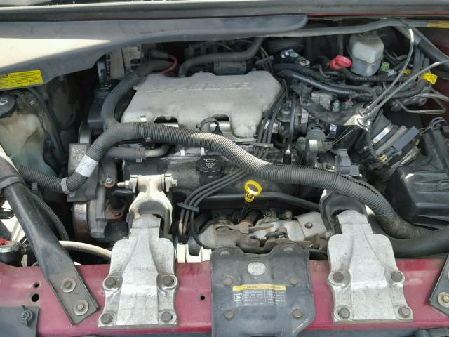 1GMDX03E24D171878 - 2004 PONTIAC MONTANA RED photo 7