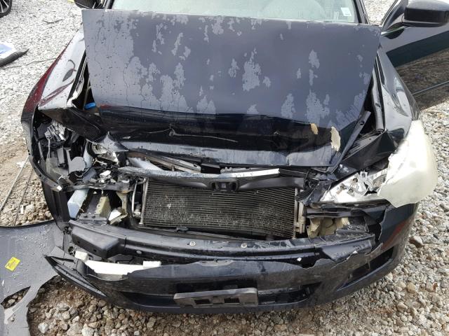 1HGCM56776A109272 - 2006 HONDA ACCORD EX BLACK photo 7