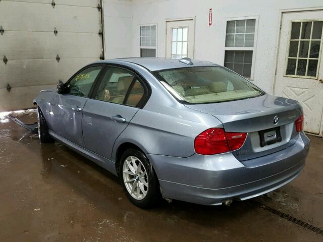 WBAPK7C59AA459318 - 2010 BMW 328 XI BLUE photo 3