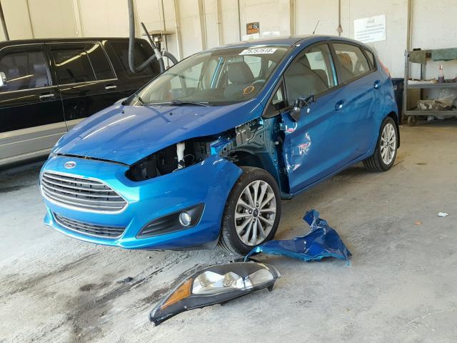 3FADP4EJ9EM199453 - 2014 FORD FIESTA SE BLUE photo 2