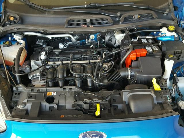 3FADP4EJ9EM199453 - 2014 FORD FIESTA SE BLUE photo 7