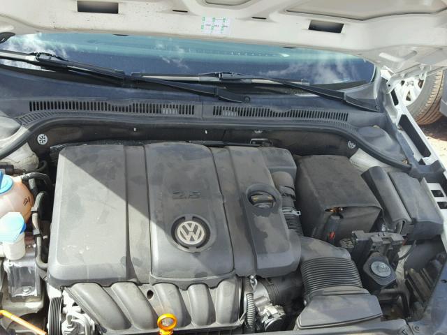 3VWDZ7AJ4BM324430 - 2011 VOLKSWAGEN JETTA SE WHITE photo 7