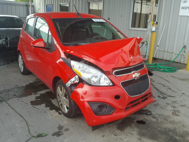 KL8CB6S90FC742288 - 2015 CHEVROLET SPARK LS RED photo 1