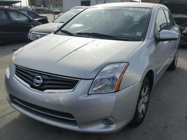 3N1AB6AP0BL622037 - 2011 NISSAN SENTRA 2.0 SILVER photo 2