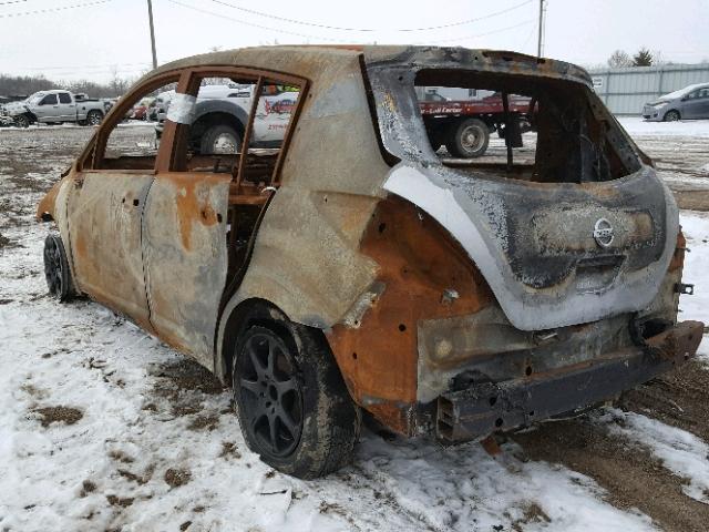 3N1BC13EX7L447822 - 2007 NISSAN VERSA S BURN photo 3