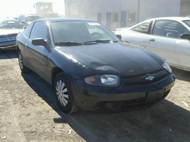 1G1JC12F737183615 - 2003 CHEVROLET CAVALIER BLACK photo 1