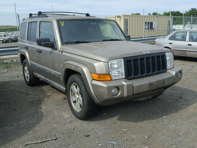 1J8HG48K96C212066 - 2006 JEEP COMMANDER GOLD photo 1