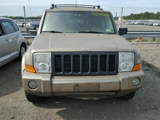 1J8HG48K96C212066 - 2006 JEEP COMMANDER ოქროსფერი ფოტო 10
