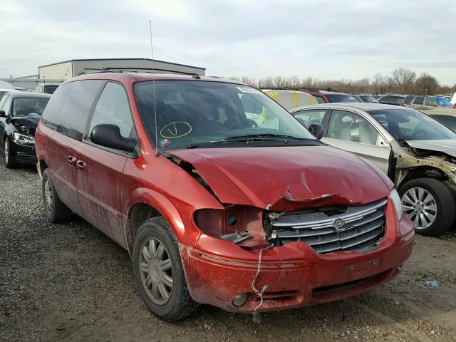 2A4GP54L06R779873 - 2006 CHRYSLER TOWN & COU RED photo 1