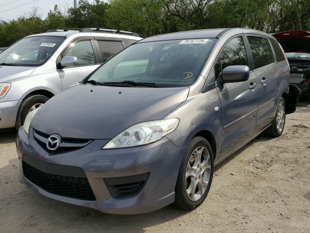 JM1CR293990333869 - 2009 MAZDA 5 BLUE photo 2