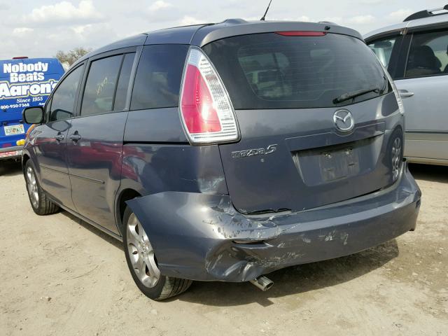 JM1CR293990333869 - 2009 MAZDA 5 BLUE photo 3