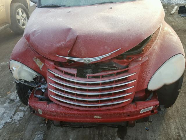 3A4FY48B06T293369 - 2006 CHRYSLER PT CRUISER RED photo 7