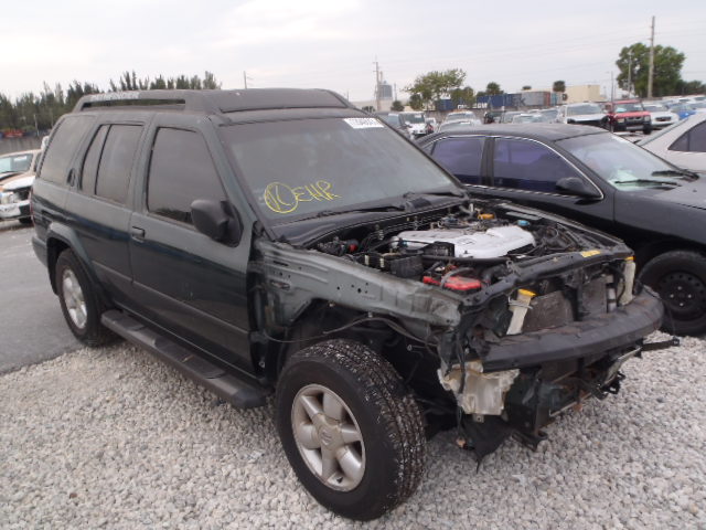 JN8DR09X82W660783 - 2002 NISSAN PATHFINDER GREEN photo 1