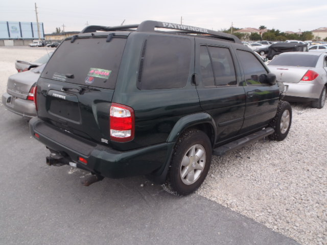 JN8DR09X82W660783 - 2002 NISSAN PATHFINDER GREEN photo 4