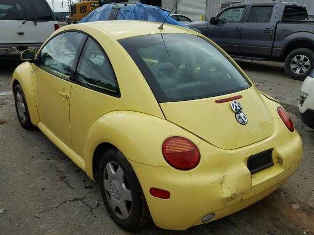 3VWCA21C7XM456547 - 1999 VOLKSWAGEN NEW BEETLE 黄色 照片 3