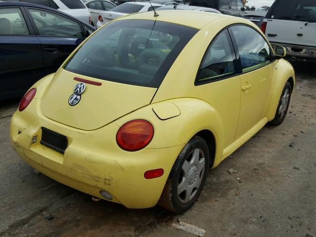 3VWCA21C7XM456547 - 1999 VOLKSWAGEN NEW BEETLE 黄色 照片 4