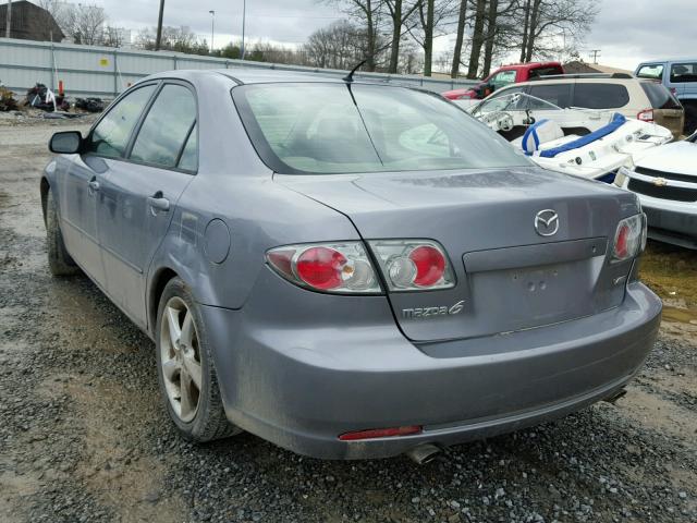 1YVHP80D265M66020 - 2006 MAZDA 6 S GRAY photo 3