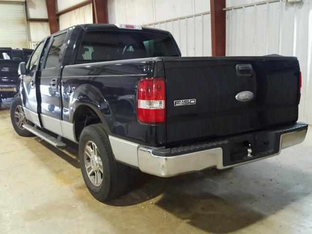 1FTRW12W67FA15834 - 2007 FORD F150 SUPER BLACK photo 3