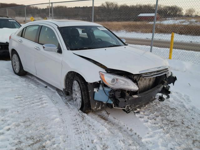 1C3CCBCB2CN188142 - 2012 CHRYSLER 200 LIMITE WHITE photo 1