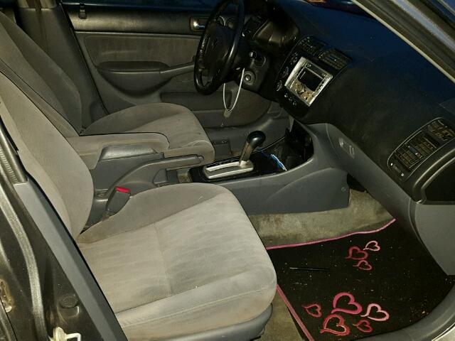 2HGES26785H561096 - 2005 HONDA CIVIC EX ნაცრისფერი ფოტო 5