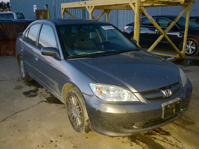 2HGES26785H561096 - 2005 HONDA CIVIC EX ნაცრისფერი ფოტო 9