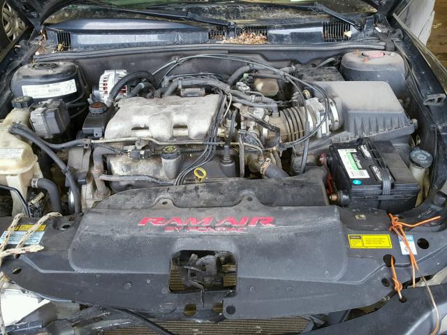 1G2NV52E81C122462 - 2001 PONTIAC GRAND AM G BLACK photo 7