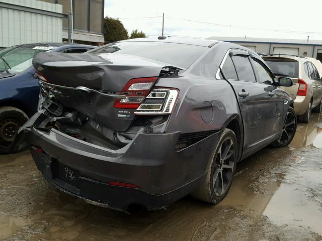 1FAHP2H89EG149936 - 2014 FORD TAURUS SEL GRAY photo 4