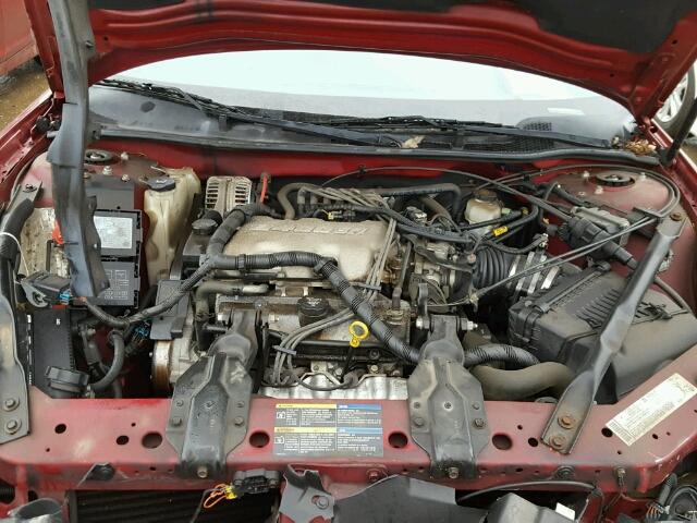 2G1WW12E859298844 - 2005 CHEVROLET MONTE CARL MAROON photo 7