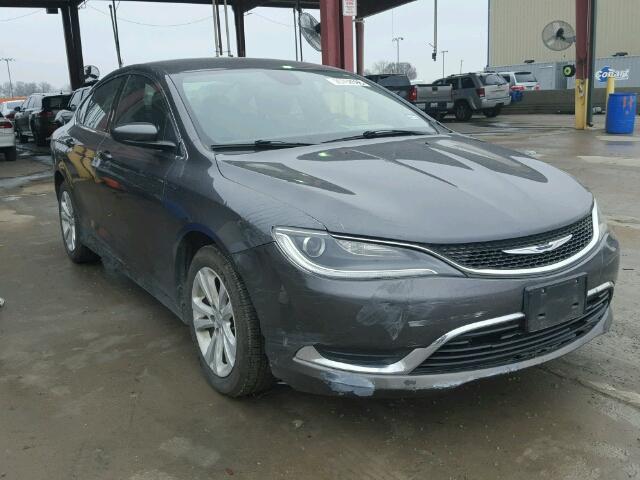 1C3CCCAB0FN675661 - 2015 CHRYSLER 200 LIMITE GRAY photo 1