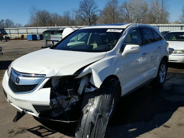 5J8TB4H59DL020185 - 2013 ACURA RDX TECHNO WHITE photo 2